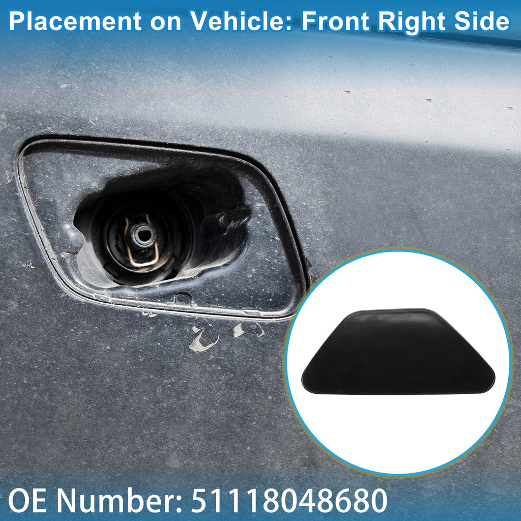 Washer Nozzle Cover Cap No. 51118048680 for BMW 528i (2011–2016)