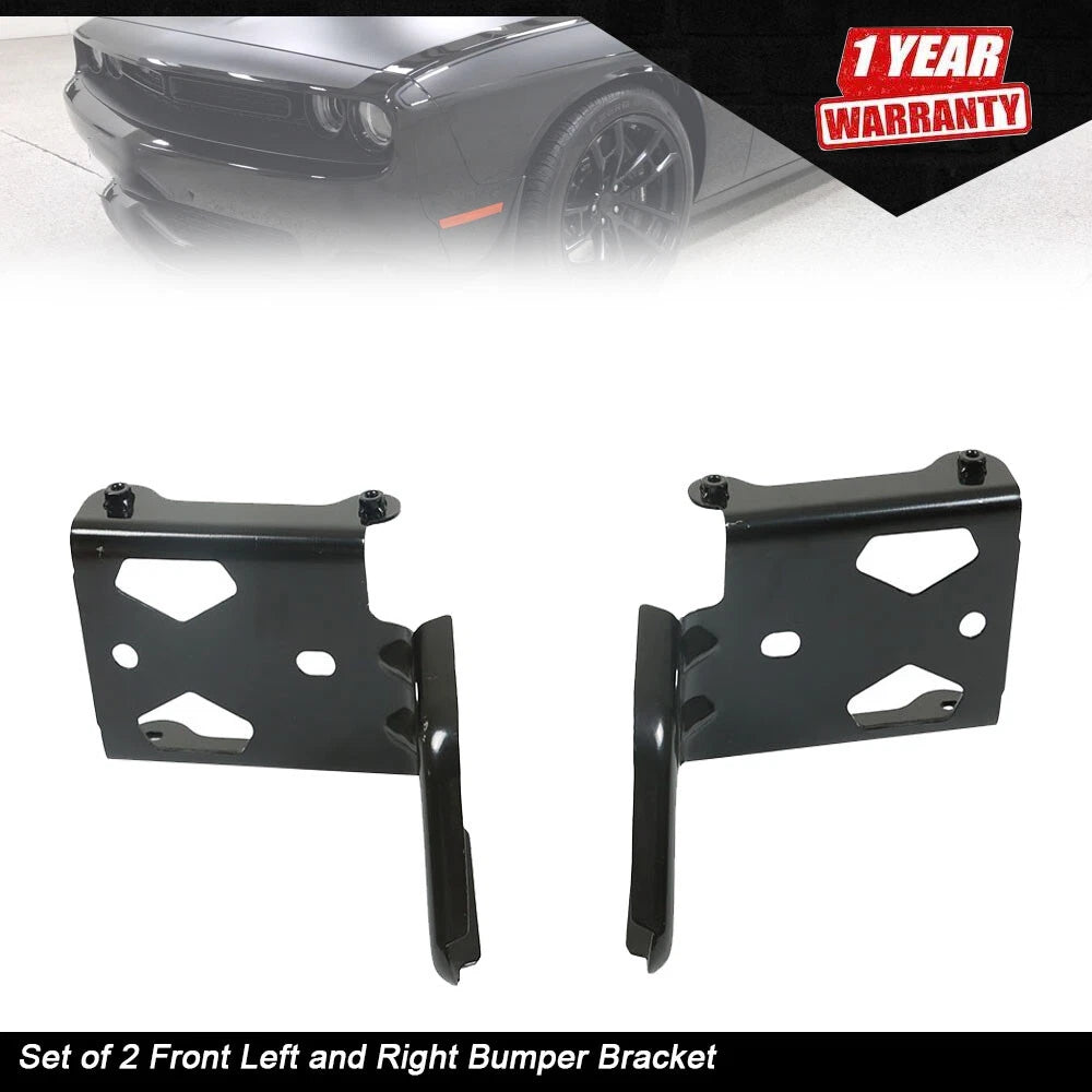 Set of 2 Bumper Brackets for Dodge Challenger (2015-2018)