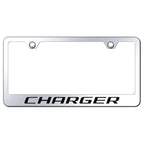 Stainless Steel License Plate Frame - Officially Licensed for Dodge Charger