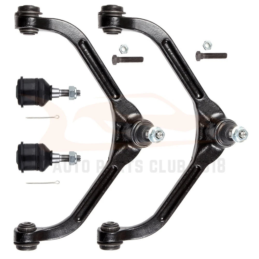 Set of 4 Upper Ball Joints & Control Arms for Jeep Liberty (2002–2004)