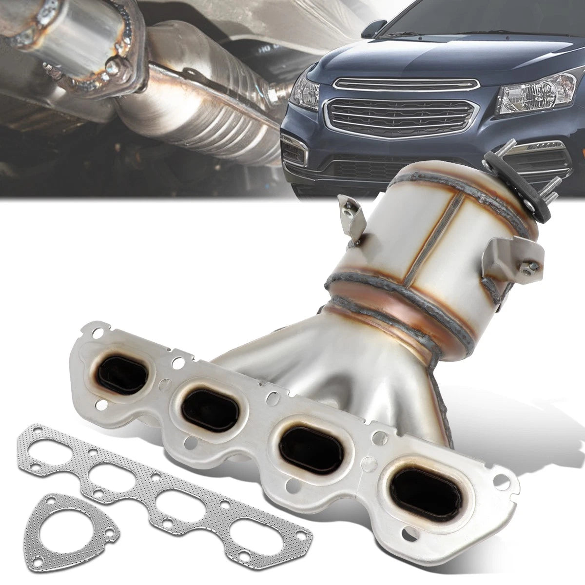 Catalytic Converter Exhaust Manifold for Chevy Cruze Limited Sonic (2011–2016)