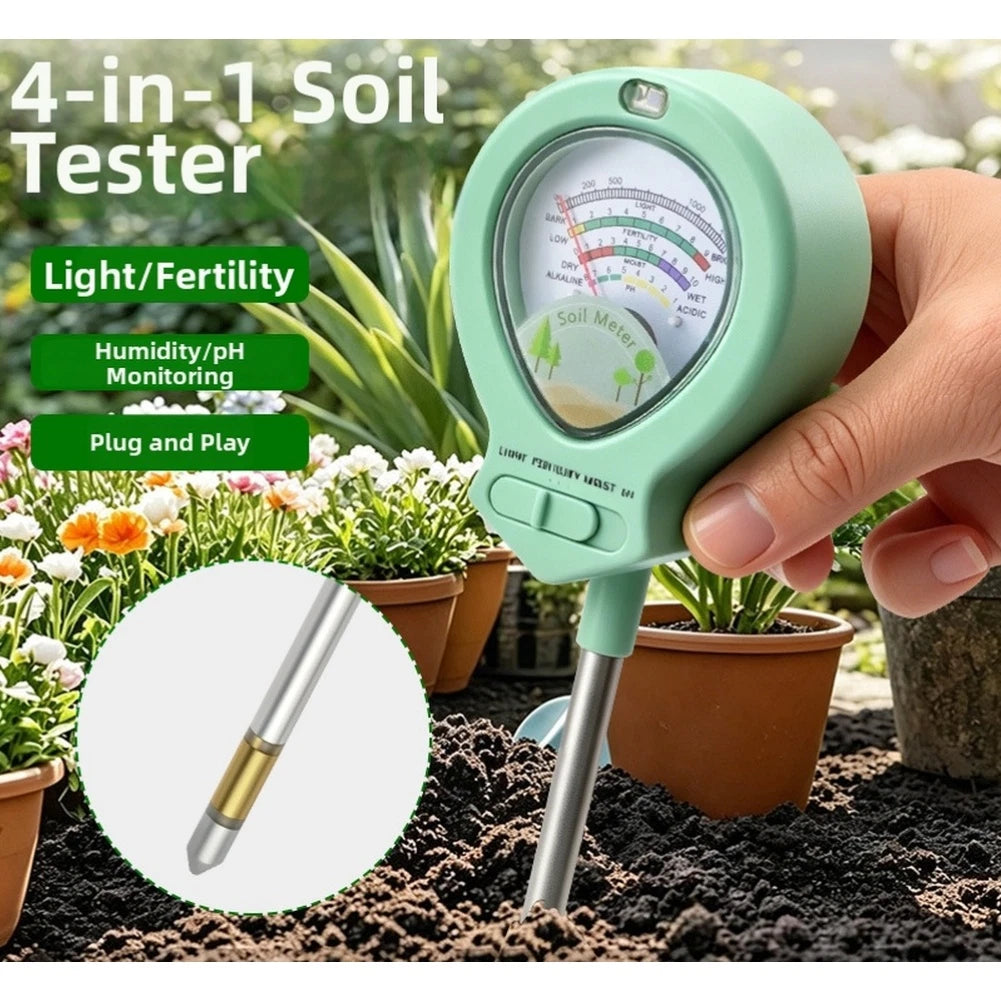 Soil Moisture pH Light Meter for Farm Garden Greenhouse (2023)