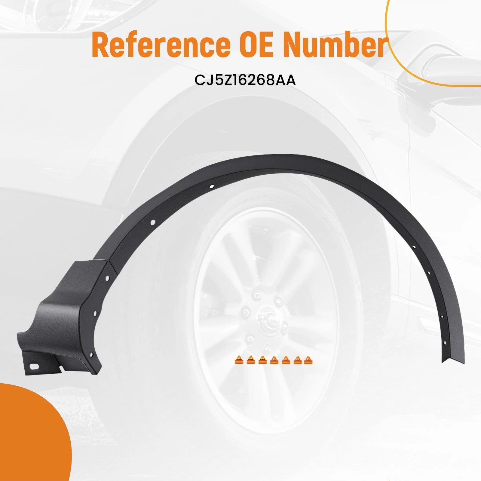Front Right Fender Flare for Ford Escape (2013–2017) CJ5Z16268AA