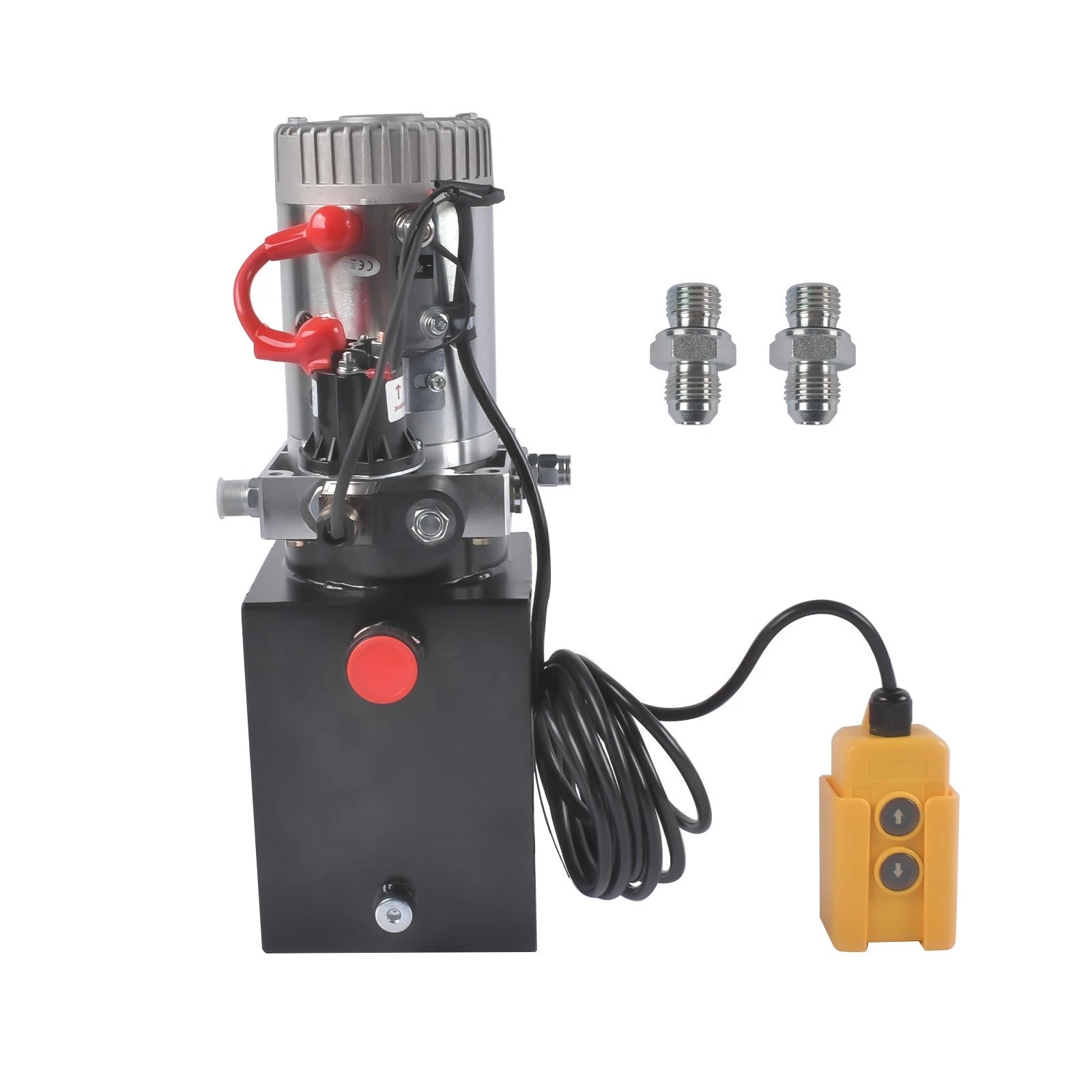 Hydraulic Pump w/12V Motor for Container Truck Tailplates (4 Quart)