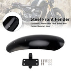 Steel Front Fender Mudguard for Scrambler 400X (2023–2025) Black