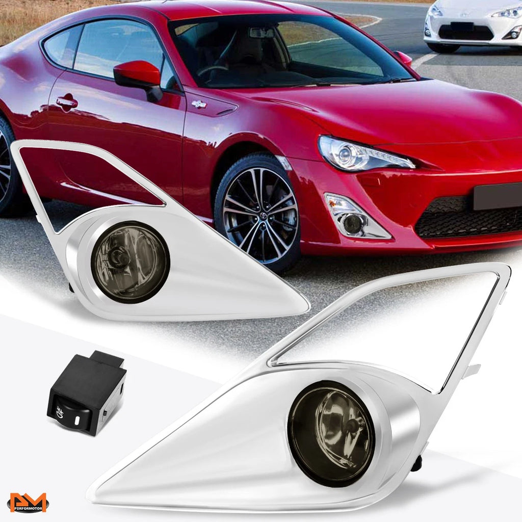 Fog Lights for Scion FR-S/FT86/GT86 (2013–2016) - Smoke Lens, Switch Pair