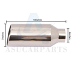 4" Inlet Stainless Steel Bolt On Exhaust Tip (Universal)
