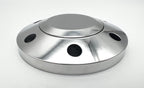 Steering Wheel Horn Button Polished Aluminum for 6 Hole Toyota Hilux (2005–2015)