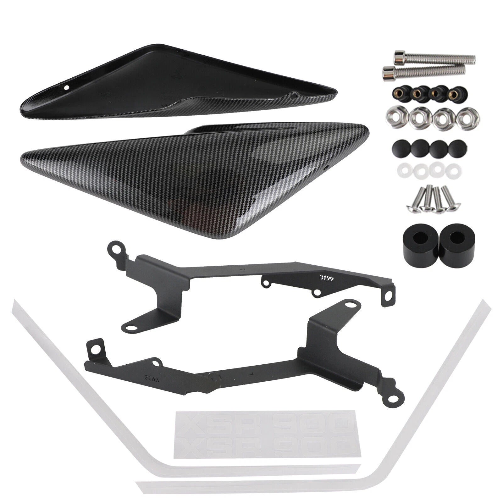 Tail Side Driver Seat Frame Cover for Yamaha XSR 900 (2016–2021) Carbon T9