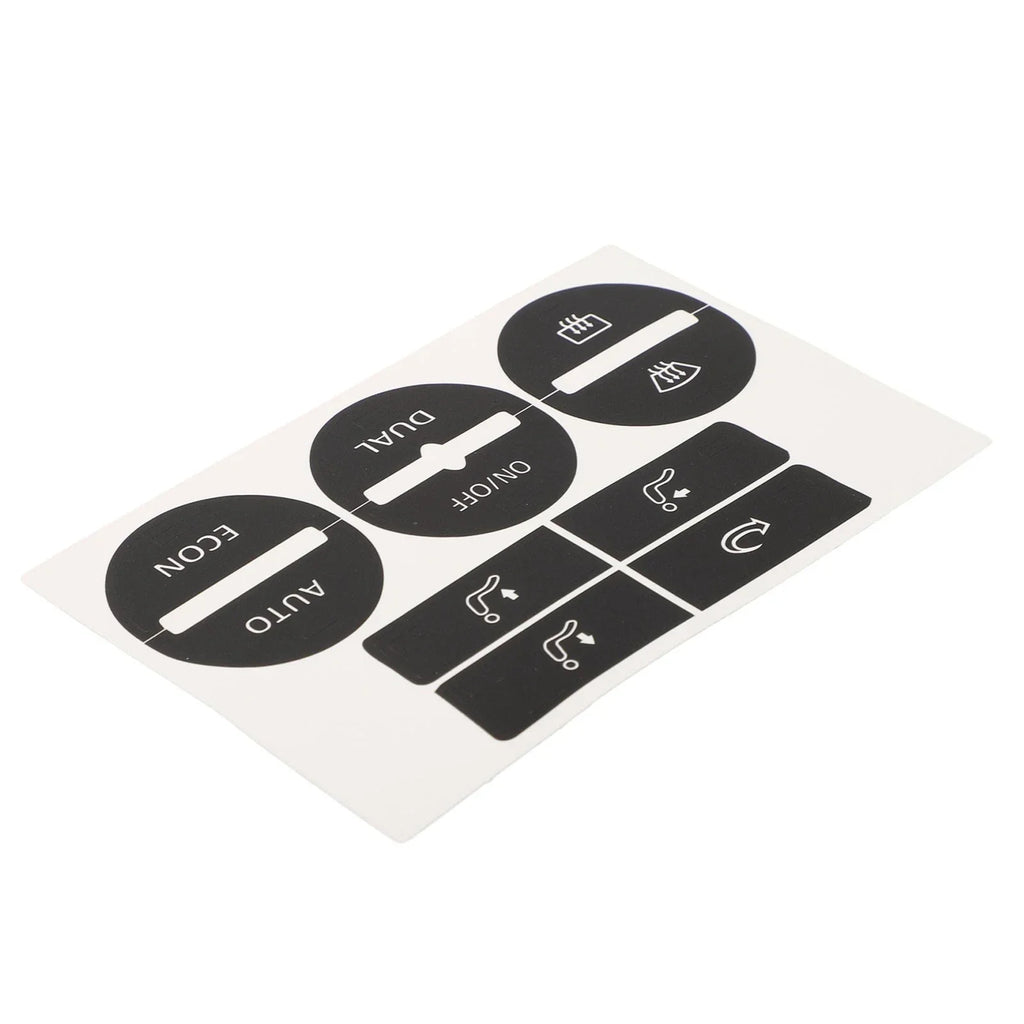 AC Button Worn Repair Decals Stickers for Volkswagen Passat (2005–2010)