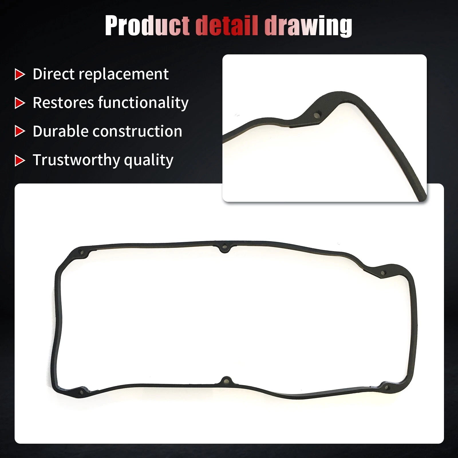Valve Cover Gasket Set for Mitsubishi Lancer Mirage (1997-2007)