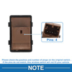 Power Window Switch for Volkswagen Polo 9N, Fox 5Z1 (2002–2009)
