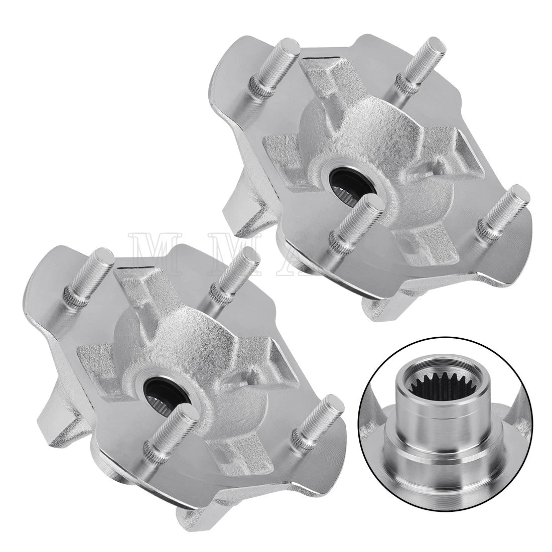 2X Front Wheel Hubs for Honda Rincon 680 TRX680FA/FGA (2006–2023)