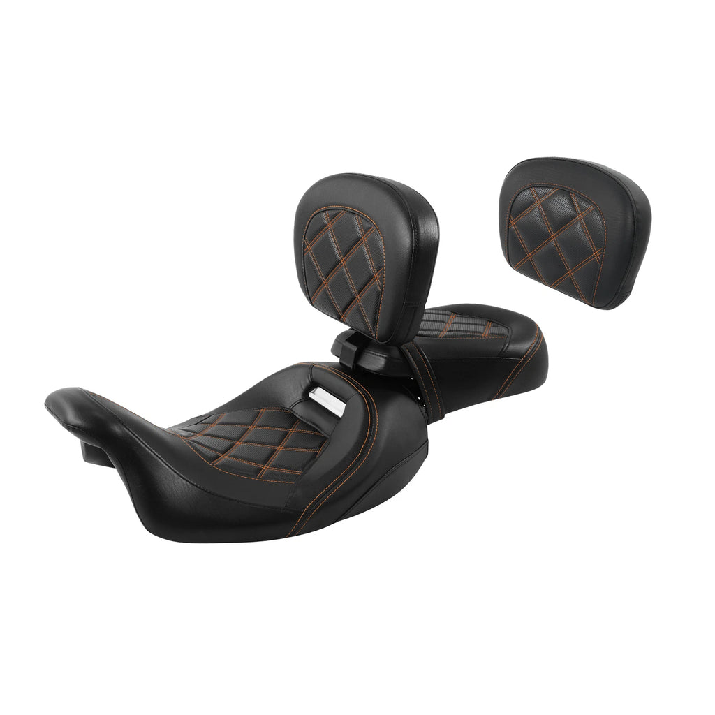 Backrest Pad Set for Harley Touring Electra Glide (2009–2023)
