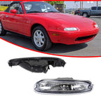 Clear Front Bumper Signal Lights for Mazda MX-5 Miata (1990–1997)
