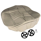Beige PU Car Front Seat Mat Cushion