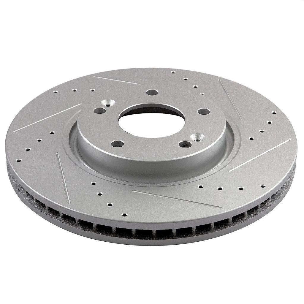 Front Brake Rotors & Ceramic Brake Pads for Hyundai Veloster (2013–2016)