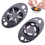 Set of 2 Stainless Steel Egg White Separator with Yolk Filter for Baking