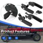 Set of 4 Door Latch Handle Barrel Locks for Can-Am Defender MAX (2016–2023)