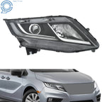 Halogen Headlight Assembly w/ LED DRL for Honda Odyssey (2018–2020) Right Side