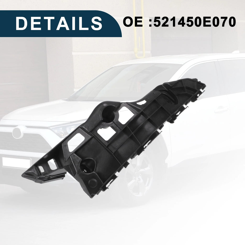 1pc Right Front Bumper Retainer Bracket No. 521450E070 for Toyota Highlander (2014–2019)