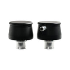 Black Billet Aluminum Valve Cover Breather with Grommets for