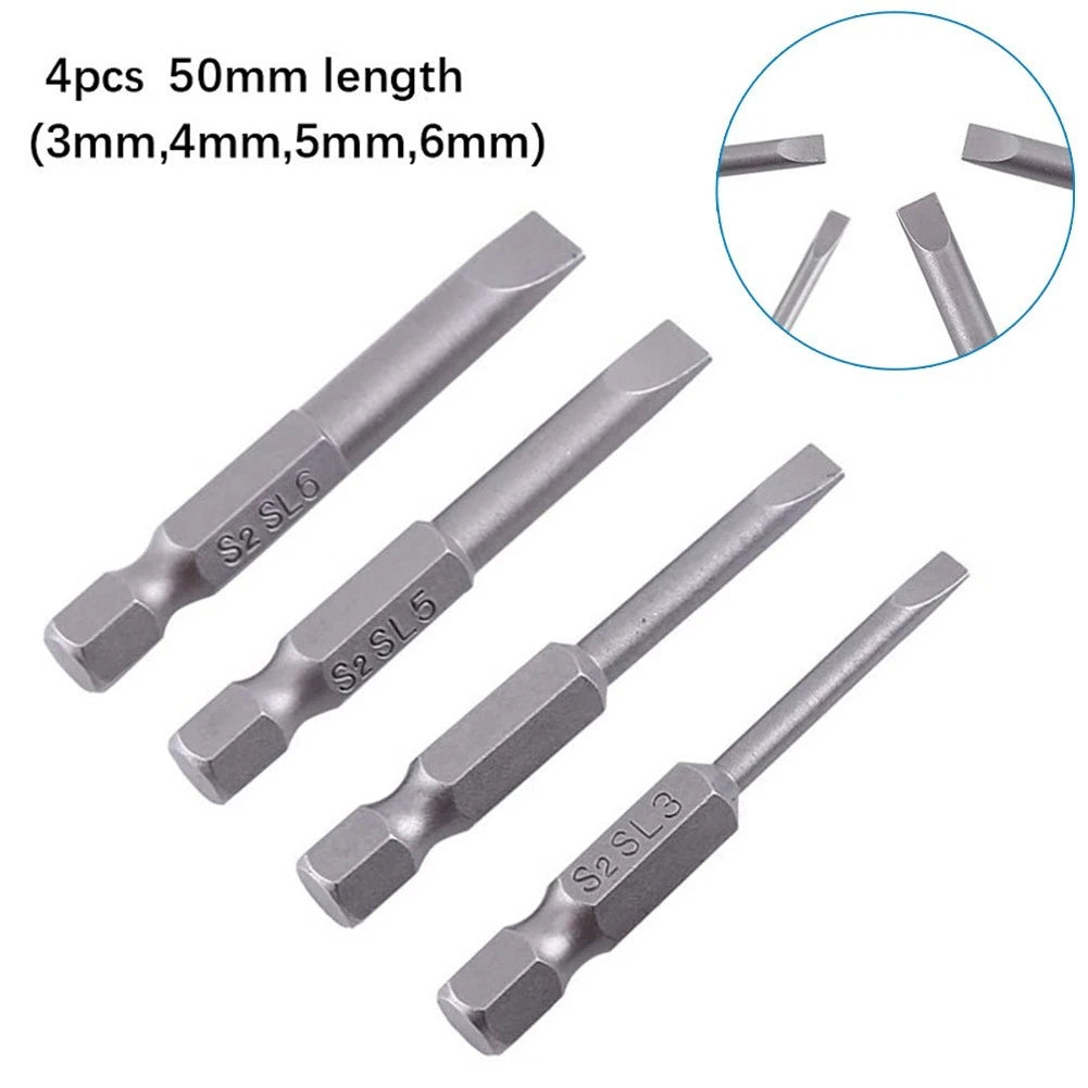 Screwdriver Bit Set SL3.0 SL4.0 SL5.0 SL6.0 for Automotive Use