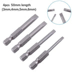 Screwdriver Bit Set SL3.0 SL4.0 SL5.0 SL6.0 for Automotive Use