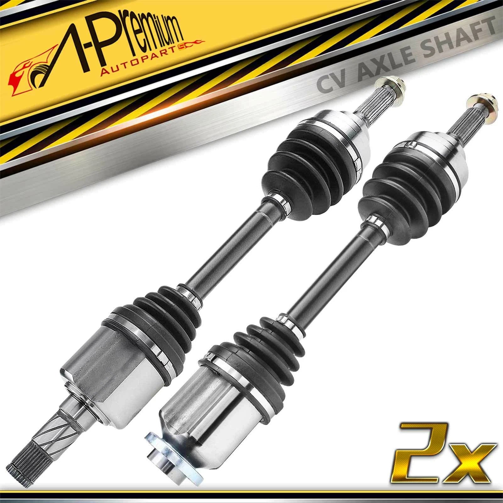 2X Front CV Axle Assembly for Kia Sorento (2003–2009) 4WD