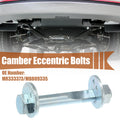 Set of 2 Eccentric Alignment Camber Bolts for Mitsubishi Lancer (2002–2006) No.MR333373