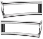 Tail Light Lamp Bezel Set Chrome Front for 1968 Chevy Chevelle (1968–1968)