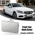 Tow Hook Eye Hole Cover for Mercedes-Benz C-Class (2015–2021) Silver Tone