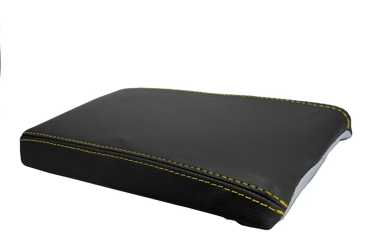 Console Lid Pull Over Cover for Nissan 300ZX (1984–1989) Yellow Stitch