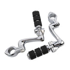 1 1/4" Engine Guard Foot Pegs Mount for Harley Touring Street Glide