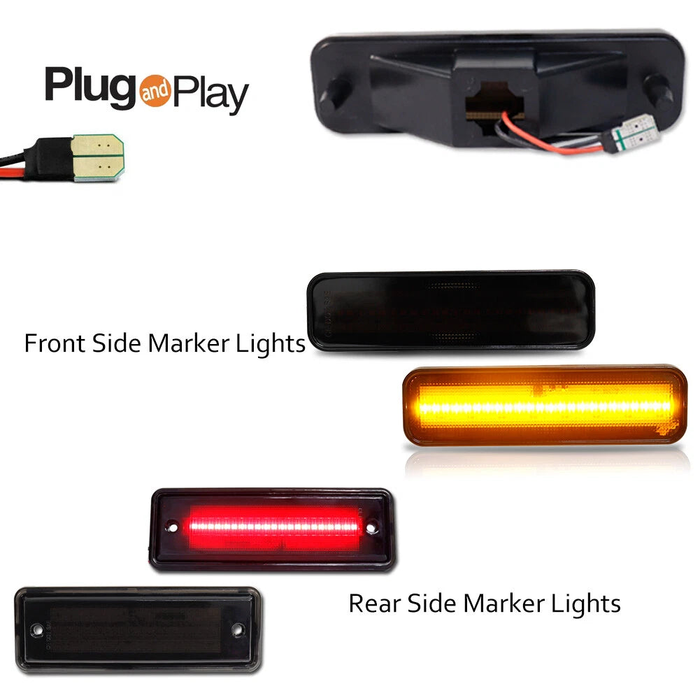 Set of 4 LED Side Marker Lights for El Camino & Caballero