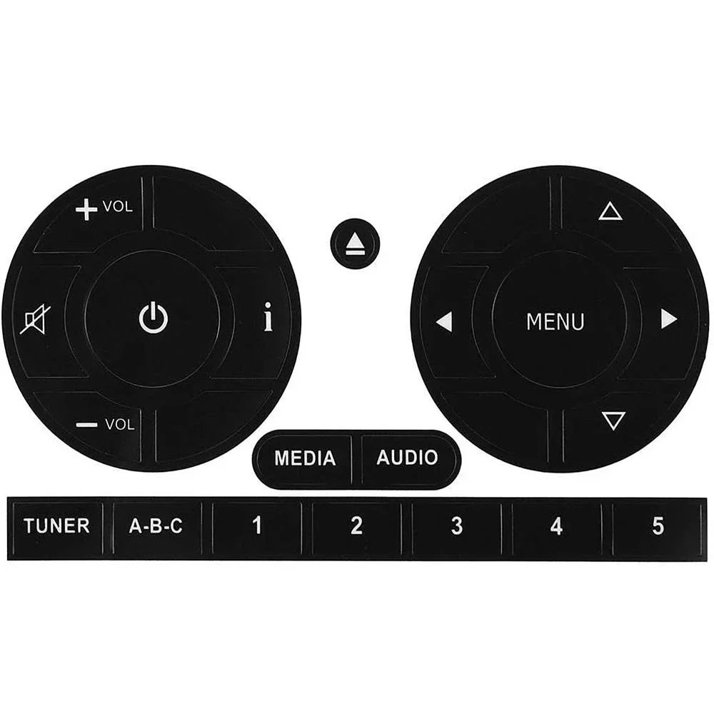 Fiat 500 Radio Button Repair Decal Sticker (2011-2016)