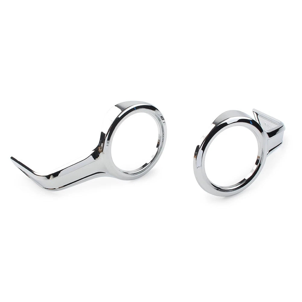 Chrome Fog Light Bezel Trim Rings for Honda Goldwing GL1800 (2001–2010)