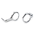 Chrome Fog Light Bezel Trim Rings for Honda Goldwing GL1800 (2001–2010)