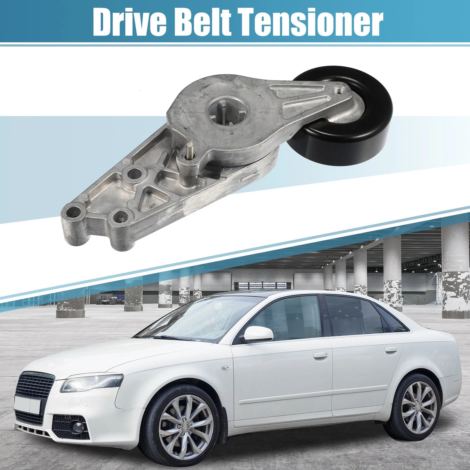 Belt Tensioner Pulley Assembly 06B903133 for Audi A4 Quattro (2002–2009)