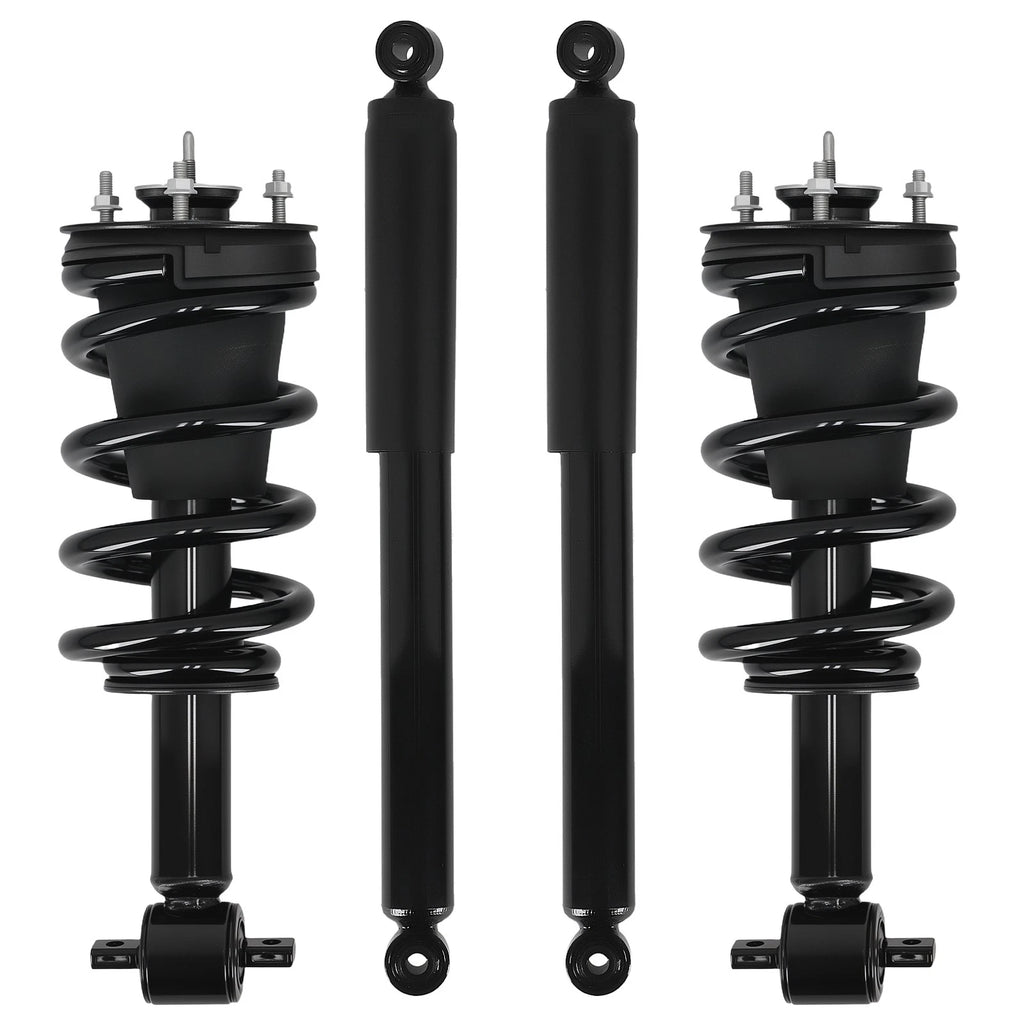 Set of 4 Front & Rear Shocks Struts for Chevy Silverado GMC Sierra (2014–2018)