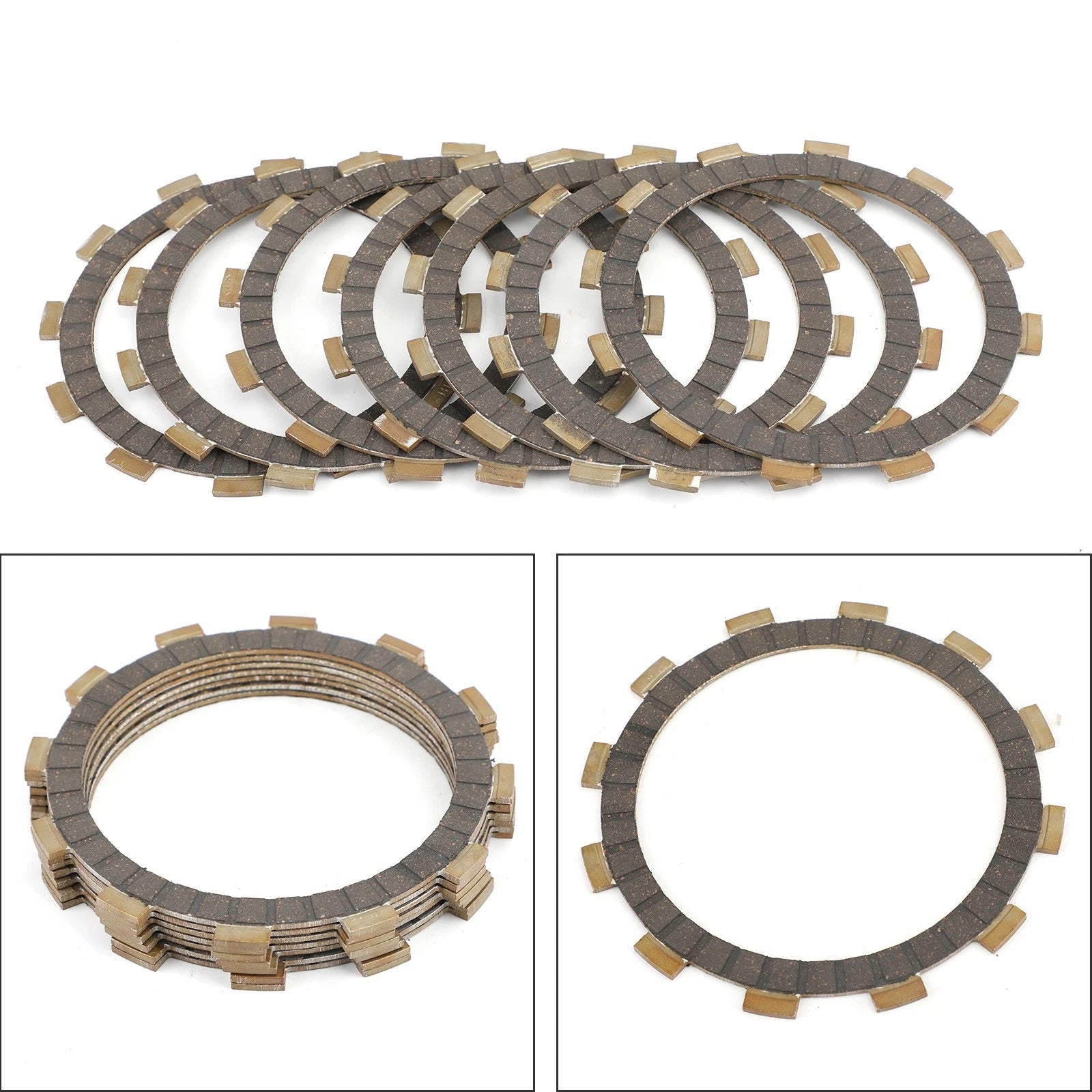 Clutch Friction Plate Kit for Suzuki GSX400 GS450 GS500 RGV250 (1980–2011) #3