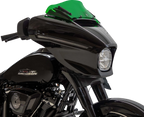 Klock Werks Kolor Flare Windshield 6.5" Green for FLHX (2014–2023) KWW-01-0744