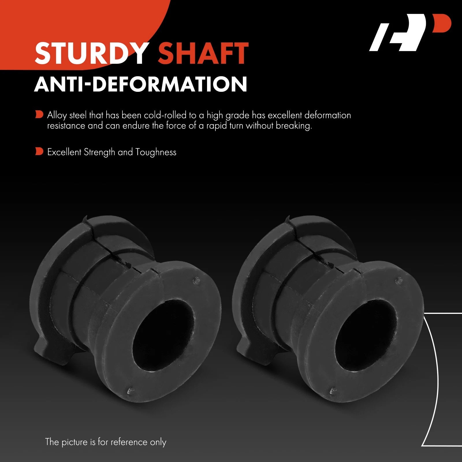 2x Rear To Frame Stabilizer Bar Bushing Kit for Toyota 4Runner (2010-2019)