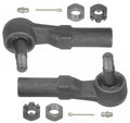 Set of 2 Outer Moog Steering Tie Rod Ends for Dodge Viper (1992–2002)