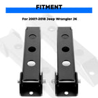 Pair Rear Tailgate Door Hinges for Jeep Wrangler JK (2007–2018)