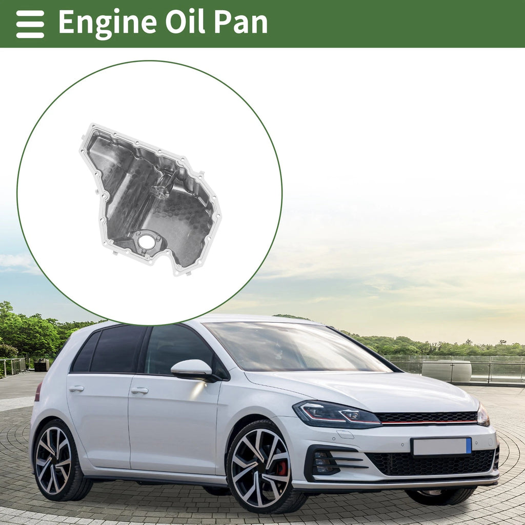 1 Pc Engine Oil Pan No.06L103598AG for Volkswagen A5 (2015–2017) Aluminum