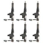 6 Diesel Fuel Injector Kit for Hino J08E (SK350-8, SK200-8, SK210-8, SK250-8, SK330-8)