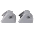 Gray Sun Visor Hook Clips for Buick Verano, Chevrolet Cruze, Sonic (2012-2017)