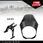Front Headlight Fairing Windshield Cowl for Honda Rebel CMX 300 500 (2017–2022)