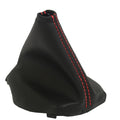 Manual Shift Boot Cover for Kia Rio (2007–2010) Black Red Stitch
